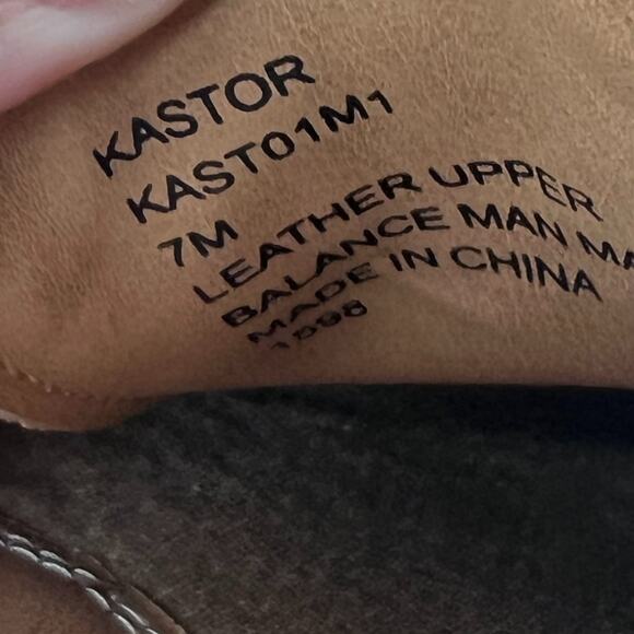 Steve Madden Kastor Derby Shoes Lace Up Leather Upper Brown Mens Size 7M - Picture 9 of 9